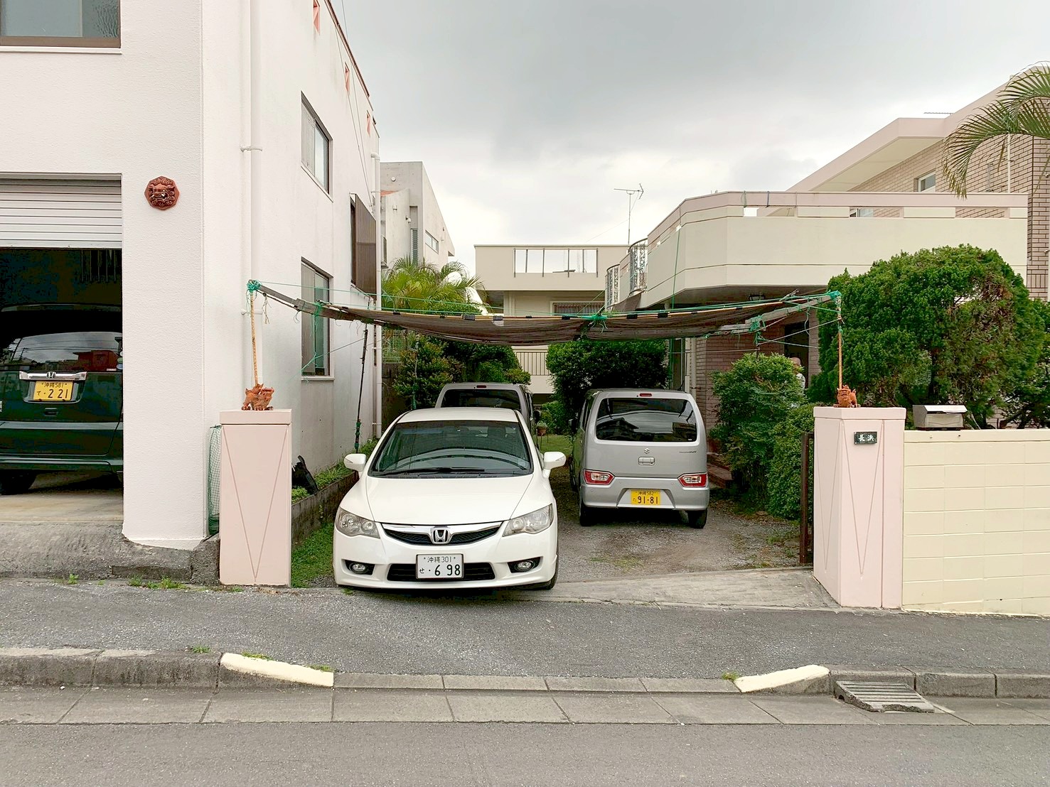 カーポート工事 施工Before写真