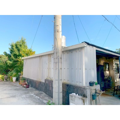 【金武町】サビでボロボロになった雨樋を取り替えました！～雨の日の「ポタポタ」を放っておかないで～