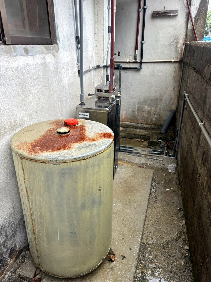 給湯器工事 施工Before写真